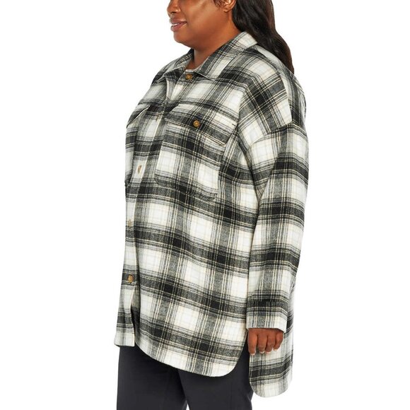 Banana Republic Women's Midweight Shirt Jacket Black Size Small New - Picture 5 of 8